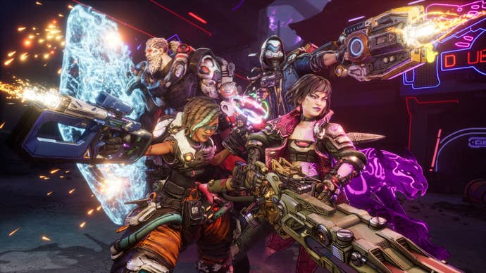 borderlands 4 team pose steam store art