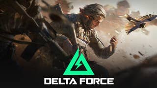 Artwork for the mobile game Delta Force showing a soldier on the battlefield.