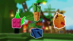 Plant types in Grow a Garden.