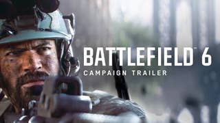 Still of a man holding a gun in Battlefield 6's campaign.