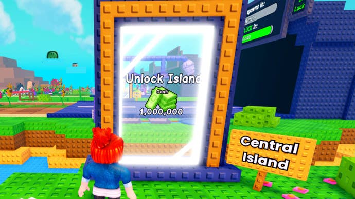 plants vs brainrots central island portal unlock