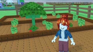 roblox grow a garden character with plants