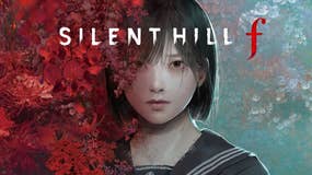 Artwork of Hinako with the Silent Hill f logo.