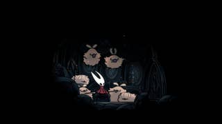 Hornet rides in the Flea Caravan in Hollow Knight: Silksong