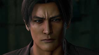 Yakuza Kiwami Gaiden: Dark Ties trailer screenshot showing close up of male character Yoshitaka Mine